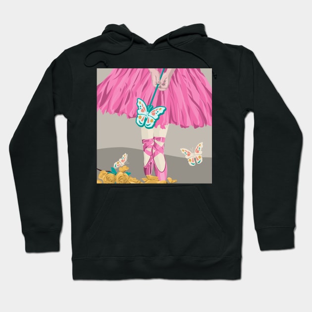 Butterfly Ballerina Hoodie by mpmi0801